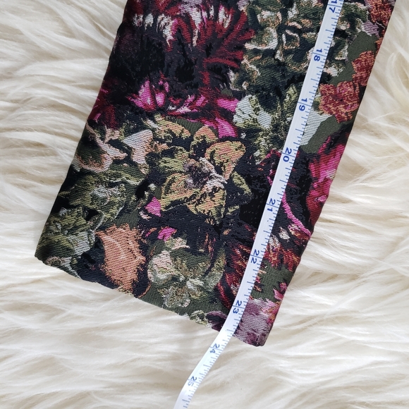 EUC Tahari by Arthur S. Levine Floral Jacquard Satin One Button Blazer Size 2 - Picture 12 of 12